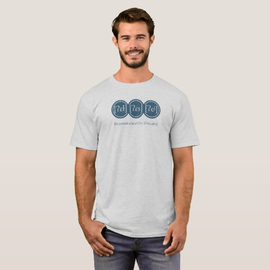 LSA-Logo fonetische transcriptie T-Shirt (Voorkant volledig)