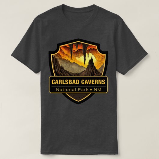 lsbad Caverns National Park 3 T-shirt (Design voorkant)
