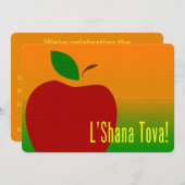 L'Shana Tova Apple Kaart (Voorkant / Achterkant)