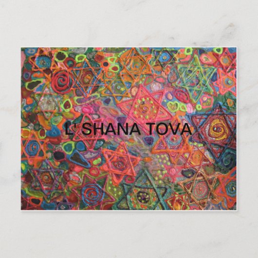 L'SHANA TOVA BRIEFKAART (Voorkant)