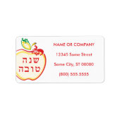 L'Shana Tova Honeycomb Apple Etiket (Voorkant)