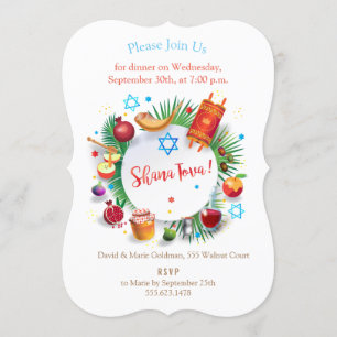 L'Shana Tovah! Rosh Hashanah Joods Nieuwjaar Kaart