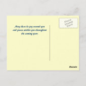 L'Shanah Tovah Briefkaart (Achterkant)