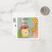 L'shanah tovah notitiekaartje (Voorkant / Achterkant in situ)