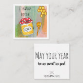 L'shanah tovah notitiekaartje (Voorkant / Achterkant)