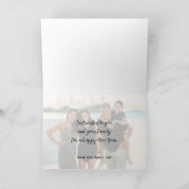 L'Shanah Tovah Pomegranate Elegant Script Photo Kaart (Binnen)