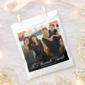 L'Shanah Tovah Script Photo Pomegranate Flower Bedankzakje (Geknipt)