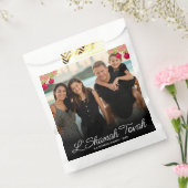 L'Shanah Tovah Script Photo Pomegranate Flower Bedankzakje (Gezegeld)