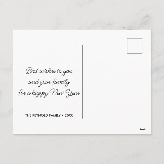 L'Shanah Tovah Script Photo Pomegranate Flower Feestdagenkaart (Achterkant)