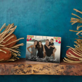 L'Shanah Tovah Script Photo Pomegranate Flower Fotoplaat (Zijkant)