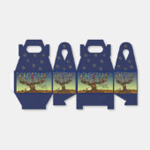 L'shanah Tovah Tree of life Menorah Favor Box Bedankdoosjes (Uitgevouwen)