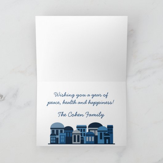 L'shanah Tovah wensen voor Rosh Hashanah Feestdagen Kaart (Binnen)