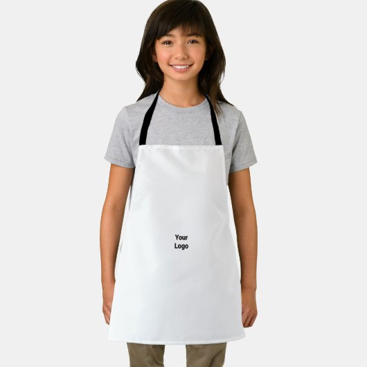 LSimple elegant douane logo hier bedrijfs Schort (Insitu)