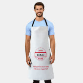 LSimple elegant douane logo hier bedrijfs Schort (Gedragen)