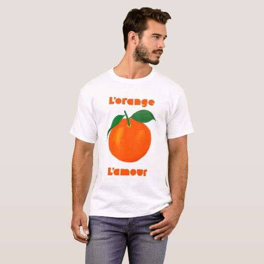 L'Sinaasappel L'amour T-shirt (Voorkant volledig)