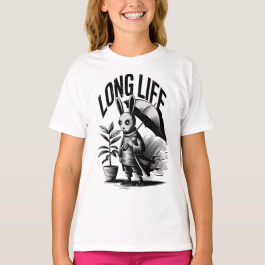 LSNII LIFE Konijn Paraplu T-shirt (Voorkant)