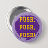 LSU Speld! Duw, Duw, Duw! Ronde Button 7,6 Cm (Voorkant /achterkant)