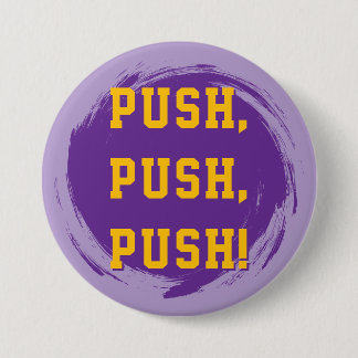 LSU Speld! Duw, Duw, Duw! Ronde Button 7,6 Cm
