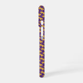 LSU Tigers iPhone 16 Hoesje - Paarse en gouden Hoe (Linkerkant)