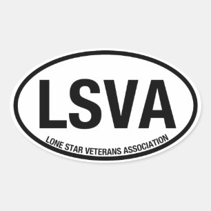 LSVA Auto Ovale Decal (4 Decals) Sticker