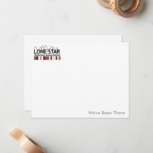 LSVA Dank u. Opmerkingen Notitiekaartje (Voorkant / Achterkant in situ)