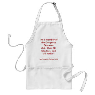 LT Apron - De prachtige Grannies Club Standaard Schort