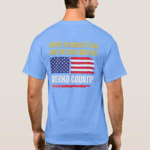 (Lt Blauw) Amerikaanse vlag / Muziek is hard & Sta