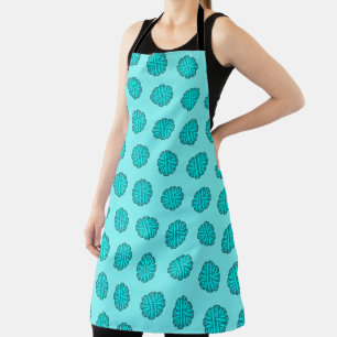 Lt blauw/Blauwgroen ventilatorlint door Kenneth Yo Schort