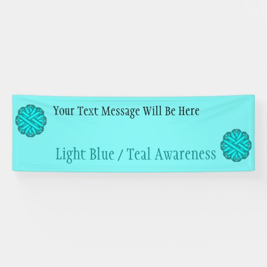 Lt blauw/Blauwgroen ventilatorlint door Kenneth Yo Spandoek (Horizontaal)