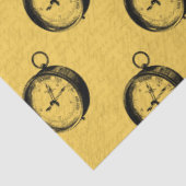 Lt Blauw en Gouden nautische Reeksontwerp 5 Tissuepapier (Detail)