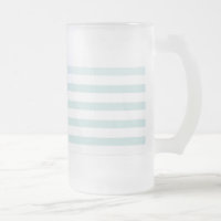 Lt. Blauw en witte horizontale streep