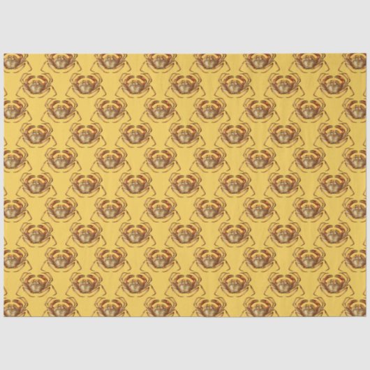 Lt Blauwe en Gouden Nautilsche Serie Ontwerp 2 Tissuepapier (Voorkant)