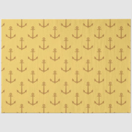 Lt Blauwe en Gouden Nautilsche Serie Ontwerp 8 Tissuepapier
