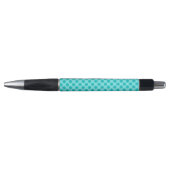 Lt Blue/Blauwgroen Clover Ribbon van Kenneth Yonci Pen (Voorkant)