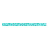 Lt Blue/Blauwgroen Standard Ribbon door Kenneth Yo Grosgrain Lint (Voorkant)