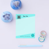 Lt Blue/Blauwgroen ventilatorlint door Kenneth Yon Flyer (Enkel)