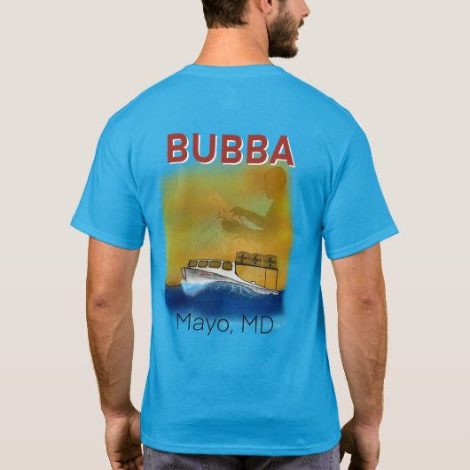 LT Blue Bubba T-shirt (Achterkant)
