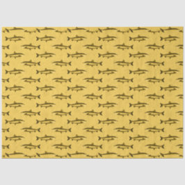 Lt Blue en Gold Nautical Series Design 16 Tissuepapier