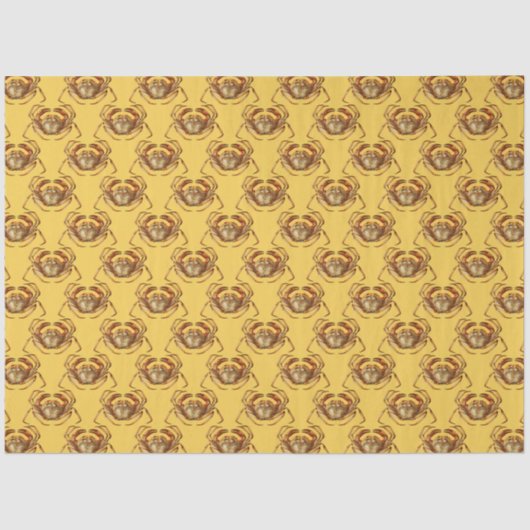 Lt Blue en Gold Nautical Series Design 2 Tissuepapier (Voorkant)