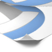 lt blue gray volleyballs birthday party welcome poster (Hoek)