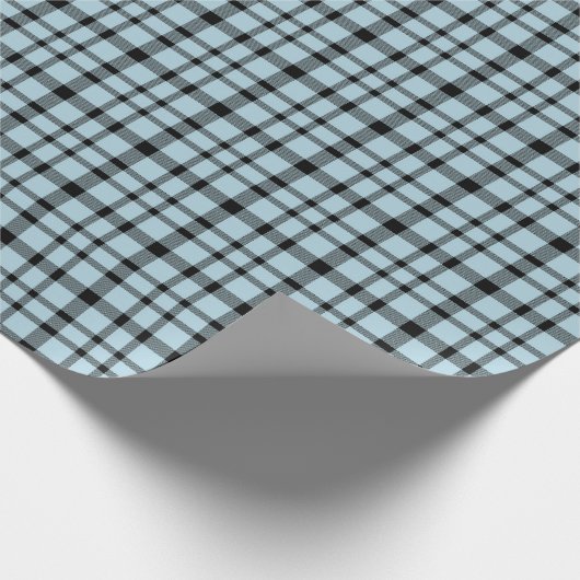 LT Blue Plaid Cadeaupapier (Hoek)