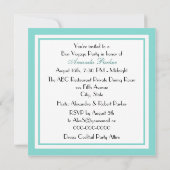 Lt Blue White Striped Black Shipbon Bon Voyage #2 Kaart (Achterkant)