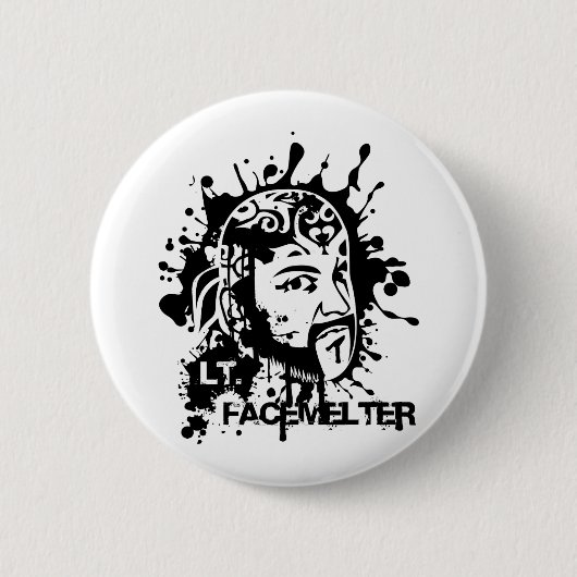Lt. Facemelter Ronde Button 5,7 Cm (Voorkant)