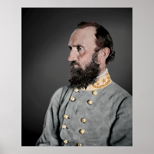 Lt. General Thomas (Stonewall) Jackson Poster (Voorkant)