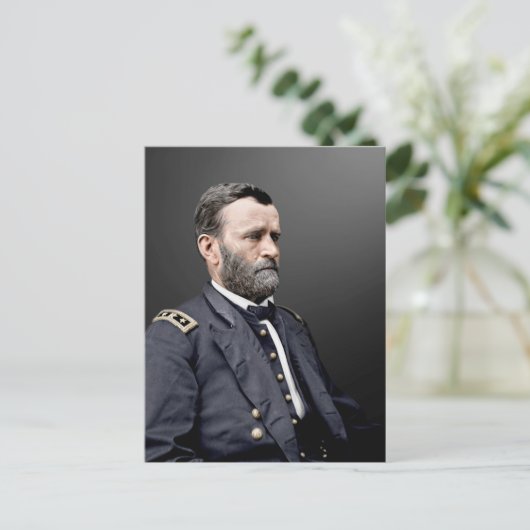 Lt. General Ulysses S. Subsidie Briefkaart (Staand voorkant)