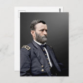 Lt. General Ulysses S. Subsidie Briefkaart (Voorkant / Achterkant)