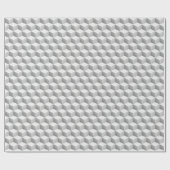 Lt Grijs Wit Geschaadde 3D Uitzicht Kubussen Cadeaupapier (Vlak)