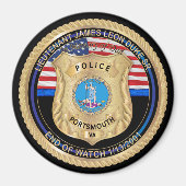 Lt. James Duke Sr Magnet (Voorkant)