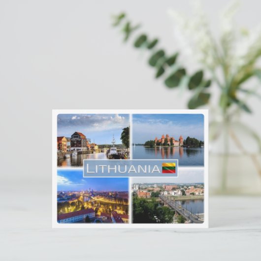 LT Litouwen - Briefkaart (Staand voorkant)