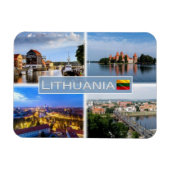 LT Litouwen - Klaipeda - Trakai - eiland - Magneet (Horizontaal)